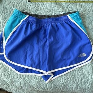 The North Face running shorts with built-in liner, drawstring & pocket